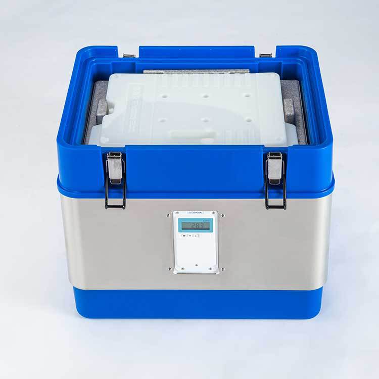 可实时监控50L生物医药冷链精准温控48小时续航GSP冷藏箱