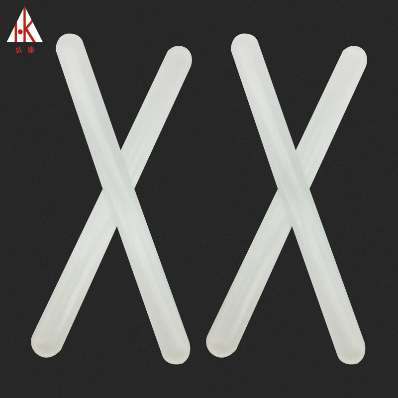 厂家定制乳白色PP圆头胶骨 塑料支撑软胶骨 婚纱内衣文胸定型鱼骨