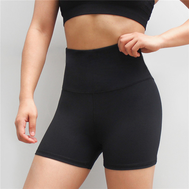 Yoga pants pure color cross outdoor sports leisure shorts breathable quick-drying hot pants