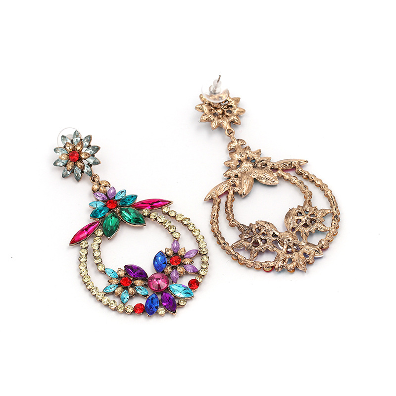 dating bohemia personality color ethnic pendant earringspicture3