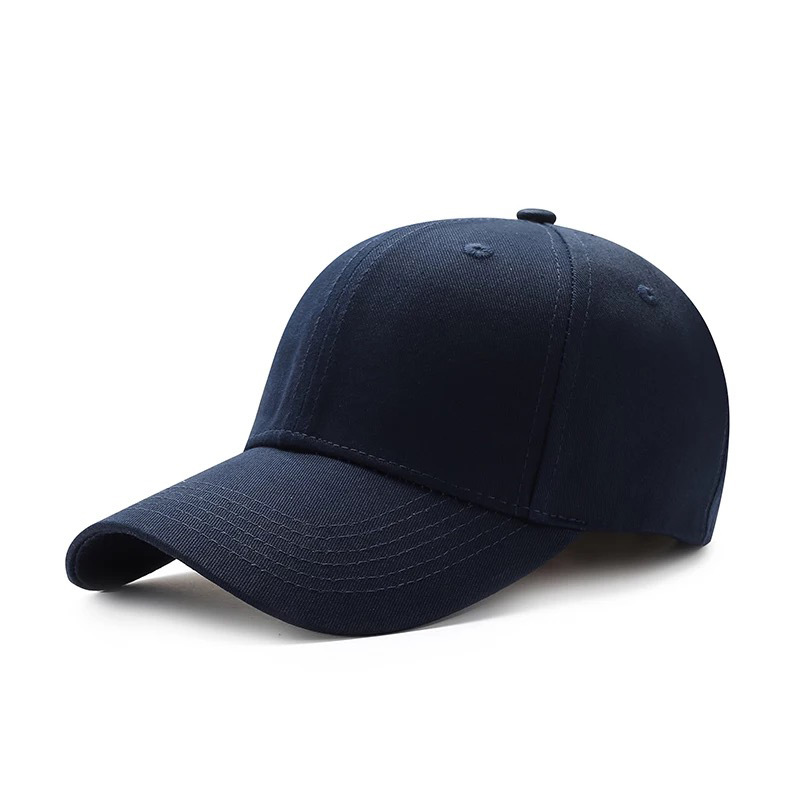 Hat Ladies Korean Version Solid Color Light Plate Black Men's Cap Shade Custom Baseball Logo Outdoor Peaked Cap
