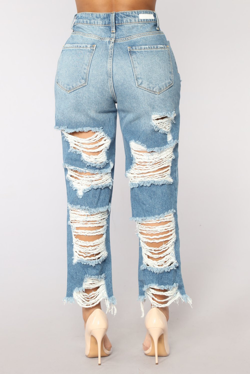 nuevos jeans rotos grandes para mujer nihaostyle ropa al por mayor NSTH69120