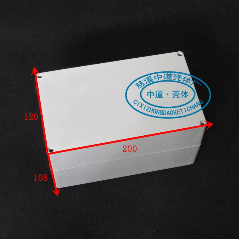 Распределительная коробка, коробка для крепления, пластиковый корпус, водонепроницаемая распределительная оболочка для наружного применения прибора 200*120*108