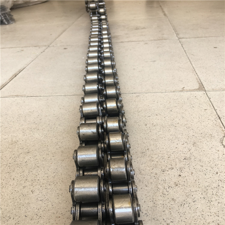工业链条16A-2带顶轮链条 双排带顶轮1寸链条 流水线定作双排链条