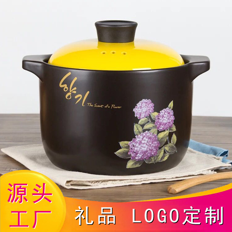 Chaozhou Manufactor wholesale high temperature Heat ceramics Casserole Soup pot gift gift Casserole Natural casserole