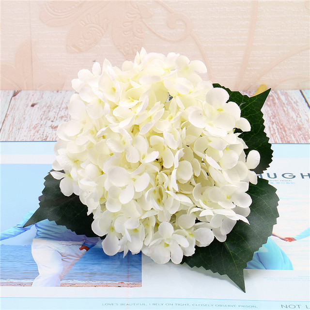 Bán buôn hoa cẩm tú cầu đơn châu Âu mới Hoa cưới cao cấp mô phỏng hoa cẩm tú cầu Retro trang trí nhà giả hoa Nhà máy mô phỏng