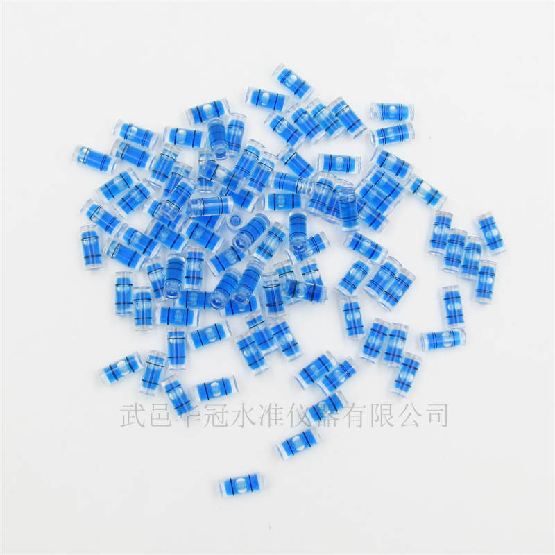 HACCURY超迷你亚克力管状水平仪水平泡水平珠测距仪水泡5*12mm
