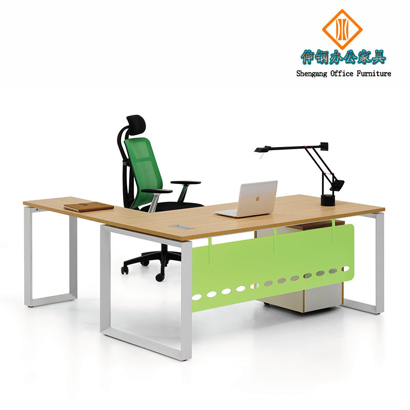 Steel Boss Table Main Tube Fashion Casual Computer Executive Executive Desk Case Dongguan Shenzhen Office Furniture