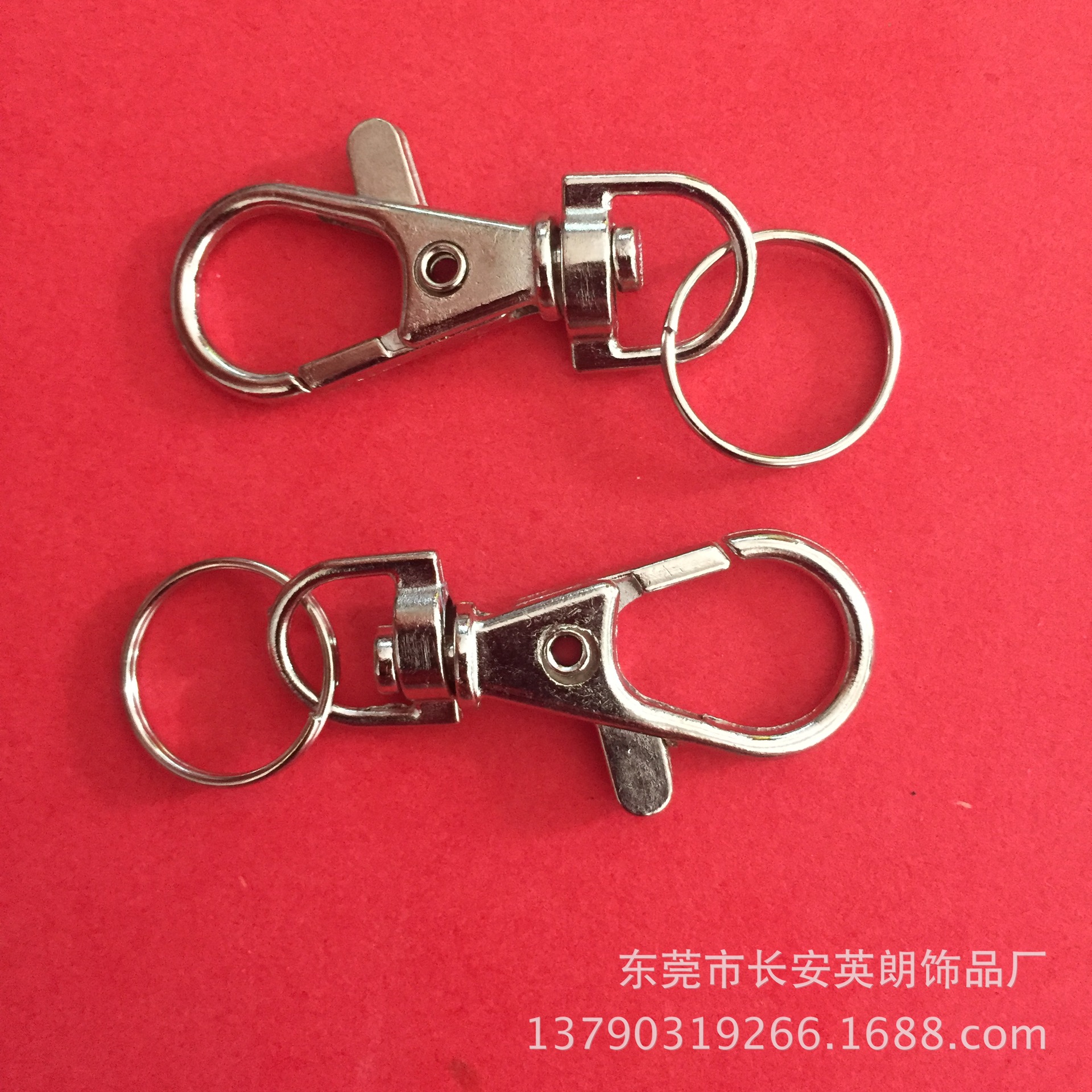 小狗扣 开模定制各种锌合金狗扣 勾扣现货 带链带圈勾扣 织带勾扣-阿里巴巴