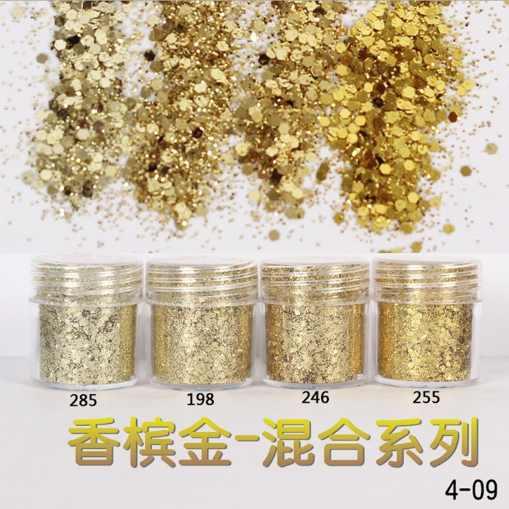 Nagel Glitzer Holografische Dekoration Flocken Glitzer DIY Nailart 3D Pailletten - Bild 18 von 28