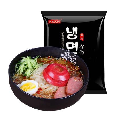 朝鮮族冷面整箱東北大媽冷面批發延吉大冷面廠家涼面真空袋裝