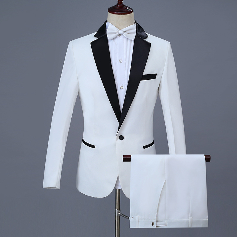 Studio men's suit suit singer stage performance dress