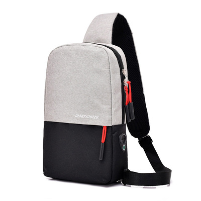 2020 new pattern Chest pack oxford leisure time Sports Backpack One shoulder Diagonal package Chest pack new pattern Waist pack