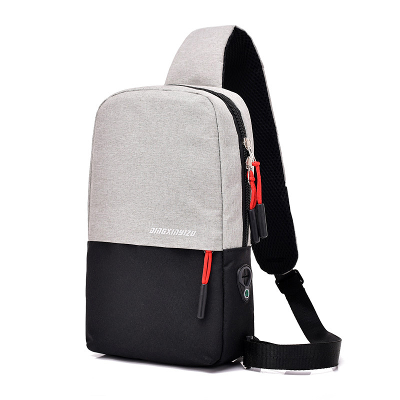 2020 new pattern Chest pack oxford leisure time Sports Backpack One shoulder Diagonal package Chest pack new pattern Waist pack