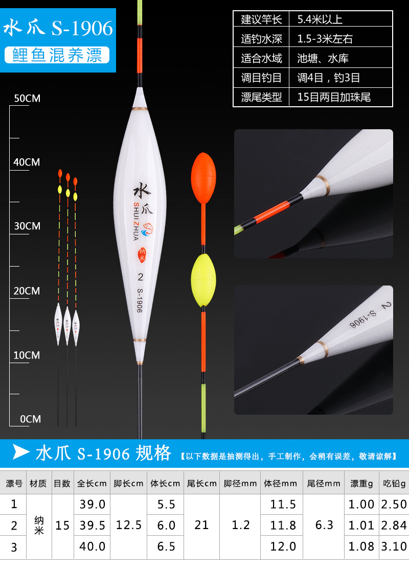 纳米浮漂醒目加粗尾近视浮标鲫鱼漂渔具户外垂钓用品厂家直销鱼漂-阿里巴巴
