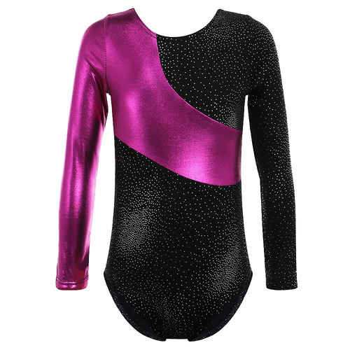 Long sleeve gilded bodysuits girls' dance training clothes children's ballet skirt training clothes gymnastics clothes