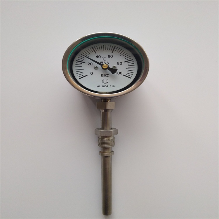 不锈钢径向型指针双金属温度计WSS-311|ru