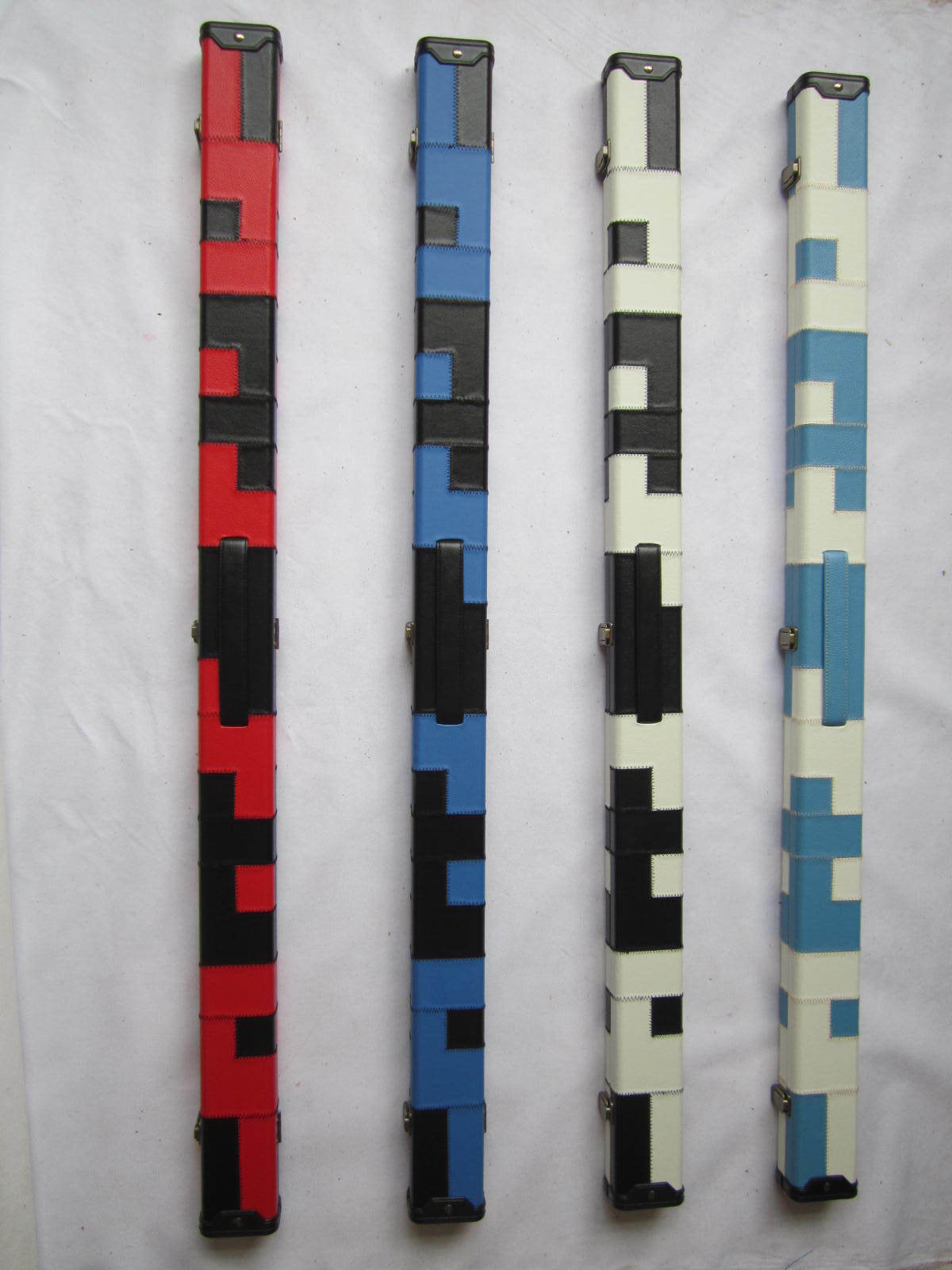 3/4斯诺克球杆盒 斯坦福款台球杆盒 包角绒布杆盒