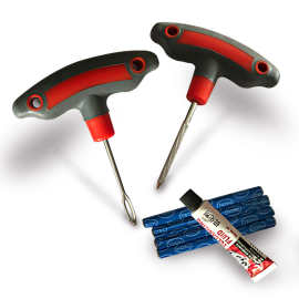 泰克快速补胎工具套装便携式汽车补胎胶条工具现货批发易操作结实