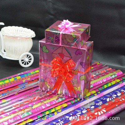 镭射包装纸 礼物礼盒外包装纸 情人商务包装纸 婚庆包装纸|ru