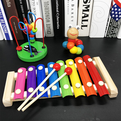 Infant and toddler beaded beads early education educational building blocks beads 1 to 3 years old boys and girls baby focus children's toys