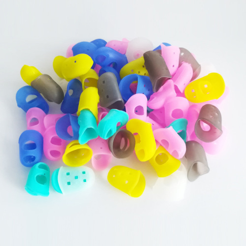 Yunzhiqu Guitar Finger Cover Left Finger Protective Cover Push-Hyun Finger Guard Anti-Pain Pick-Hyun Silicone Soft Cover Guzheng Guqin