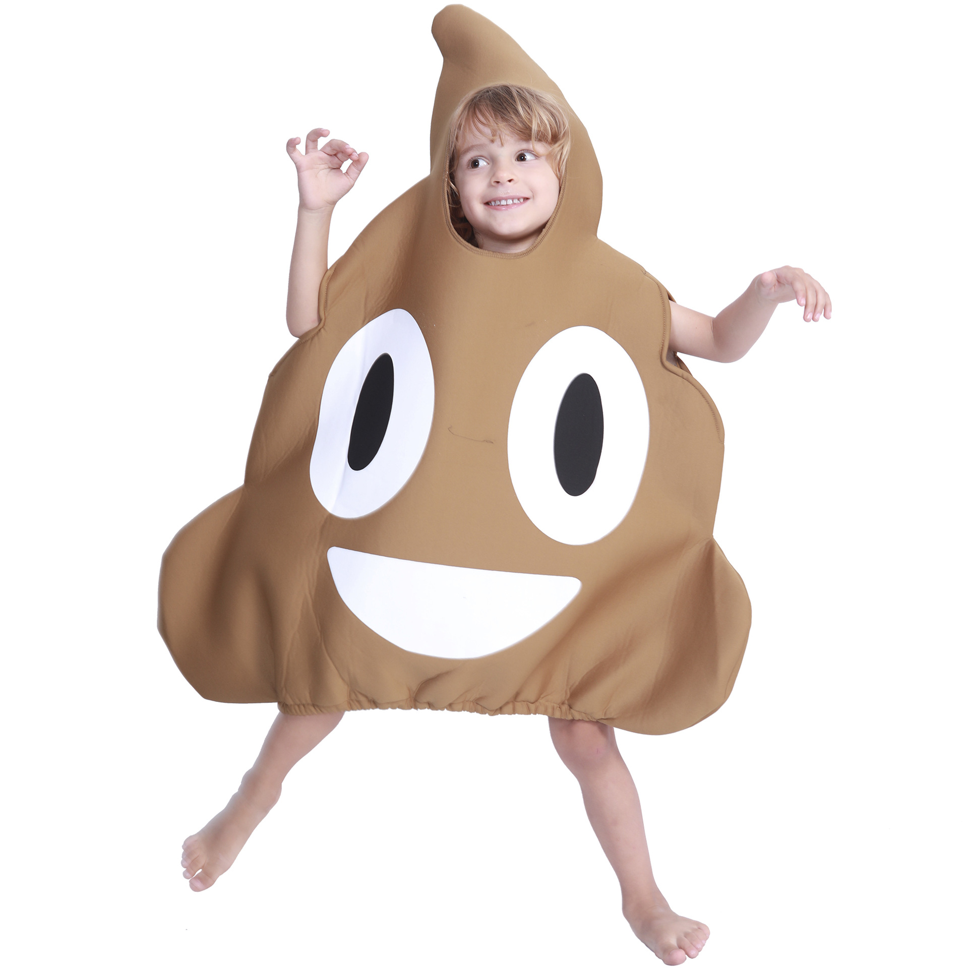 Fabricante en stock niños divertido creativo fotografía ropa compuesto esponja lindo caca modelado Halloween