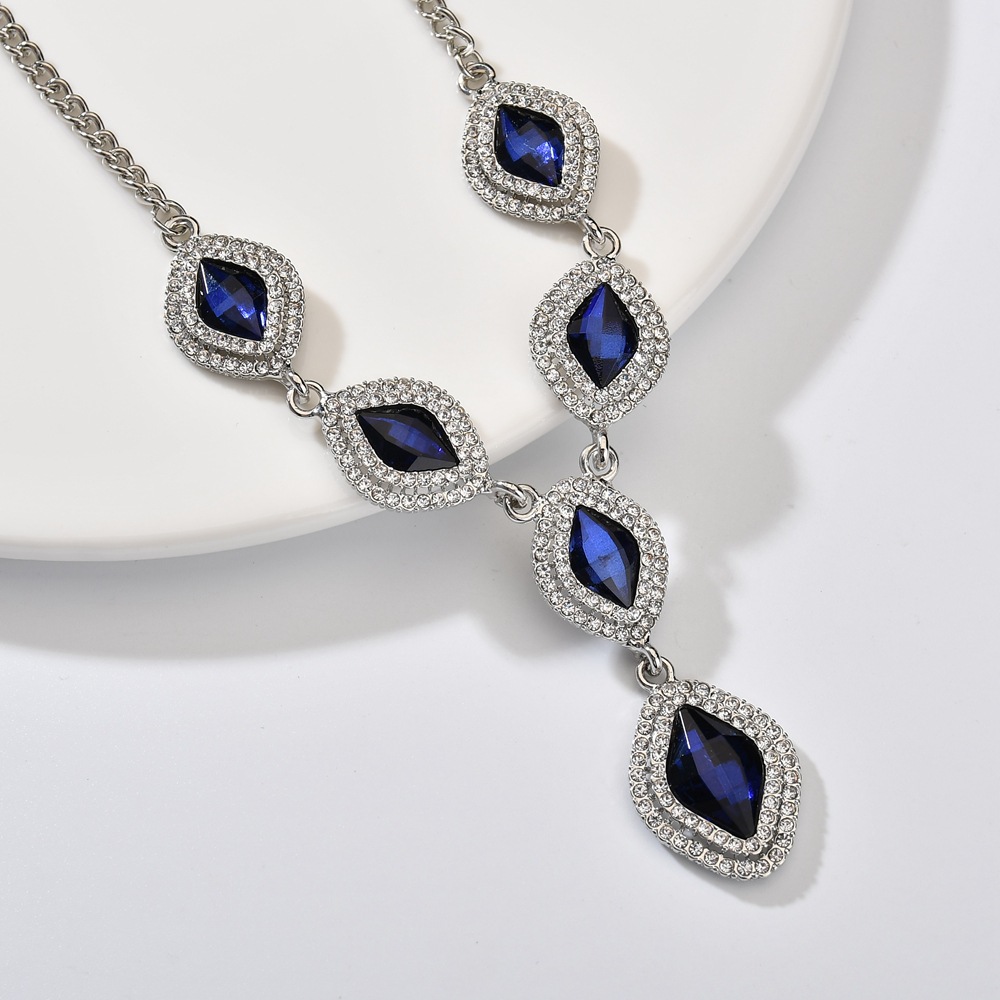 Alloy Fashion Geometric necklace(Photo Color) NHBQ1591-Photo-Color