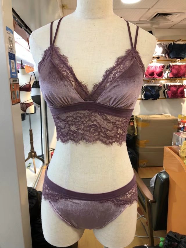 new velvet  bra set NSCL17754