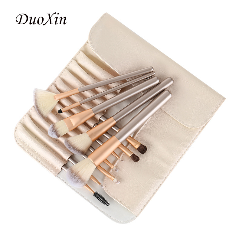 Champagne Makeup Brush Set 2