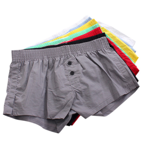 Wangjiang Men's Boxer Briefs Summer New Arrow Pants Thin Home Pajama Pants Shorts Pure Cotton Underwear Men