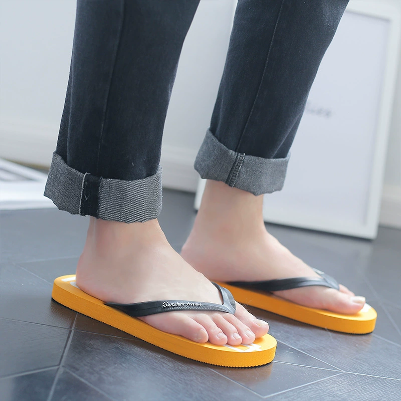 Летние трендовые шлепанцы для отдыха, неб_slip beach slippers, корейский стиль, плюс-сайз