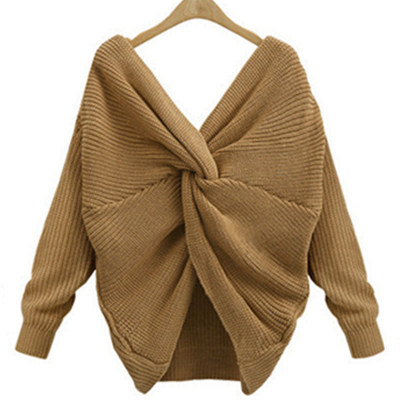 Suéter de punto de cuello redondo de longitud media para mujer, novedad de otoño e invierno 2025, ideal para el trabajo y el día a día, estilo transfronterizo, de Amazon.