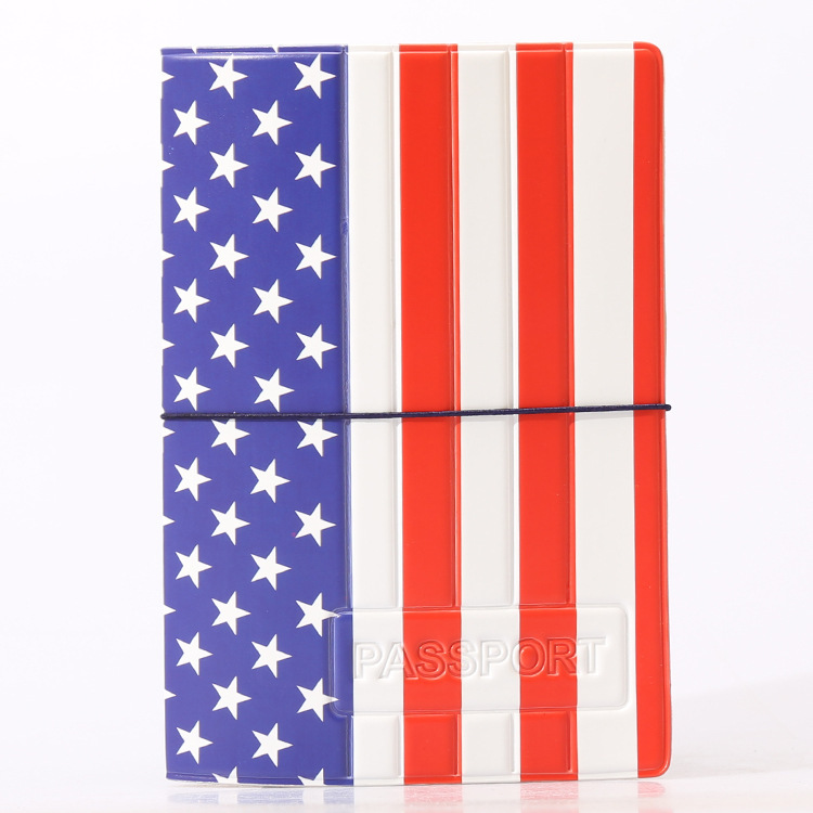Unisex Vintage Style National Flag Pu Leather Passport Holders display picture 3