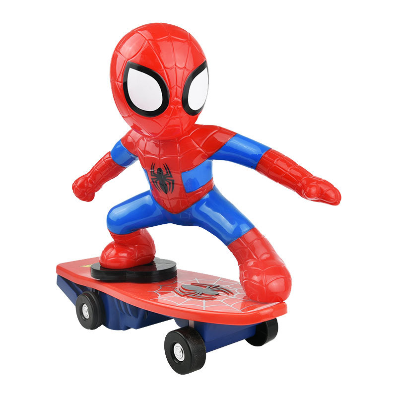 New Qida Man Wai Genuine Trill Same item Spider-Man remote control Scooter Captain America Remote control car boy toy
