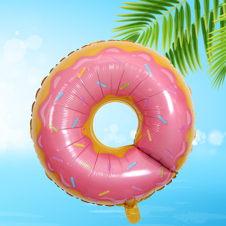 Summer Ice Cream Donut Cone Party Décor Festif Ballons En Aluminium display picture 6