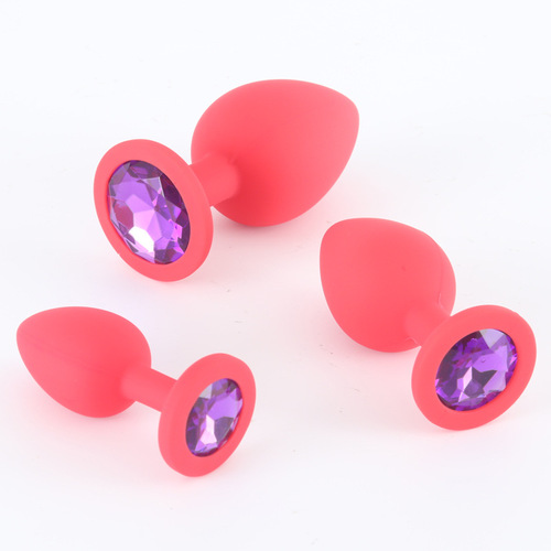 Colorful Silicone Anal Plugs, Large, Medium, and Small Sizes — Adult Sex Toys & Flirting Accessories, Wholesale Backdoor Stoppers