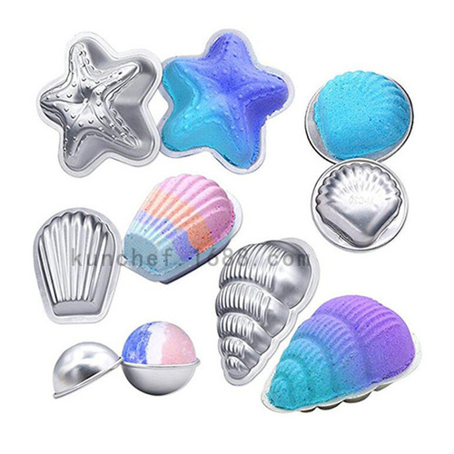 Explosive ball bath salt ball baking mold, cake and ice cream baking mold, aluminum alloy set baking mold