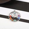 Shampoo, crystal, pendant, metal stone inlay, accessory, wholesale, European style, with gem, ebay
