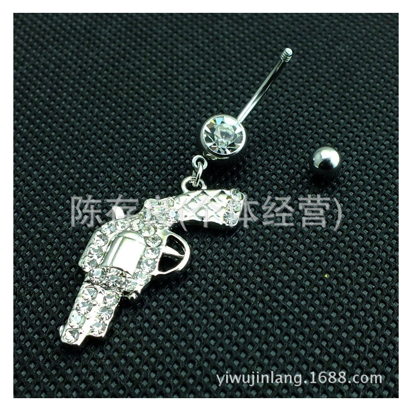 (Cross-border trading), belly button piercing, physiological gun, accessory, style, direct factory sales