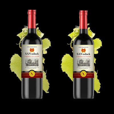 低價紅酒幹紅包郵750毫升甜紅葡萄酒露酒聖澳斯羅克法國廠家直銷