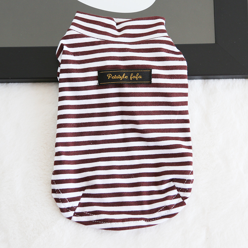 八色条纹打底衫