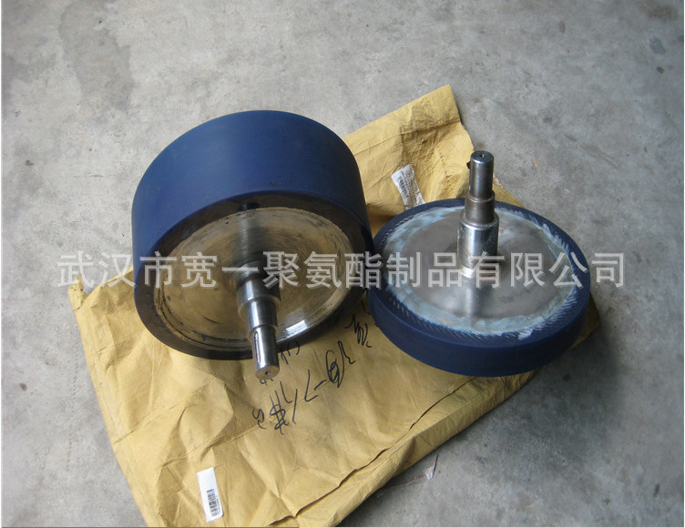 供应湖北十堰输送胶轮聚氨酯包胶加工