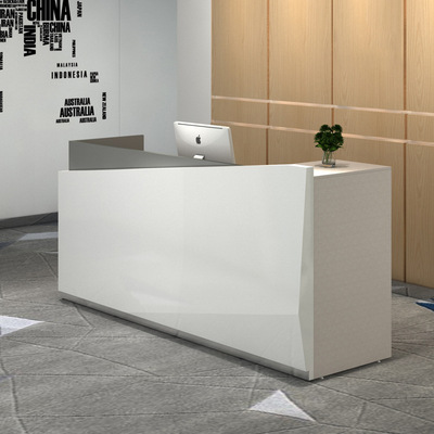 originality fashion atmosphere to work in an office Reception counter The reception desk company Paint Welcome Bar counter modern Simplicity
