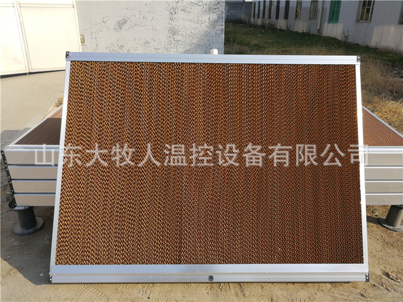 水帘墙流水降温系统铝合金定制工厂养殖场水帘纸大棚循环湿帘纸-阿里巴巴