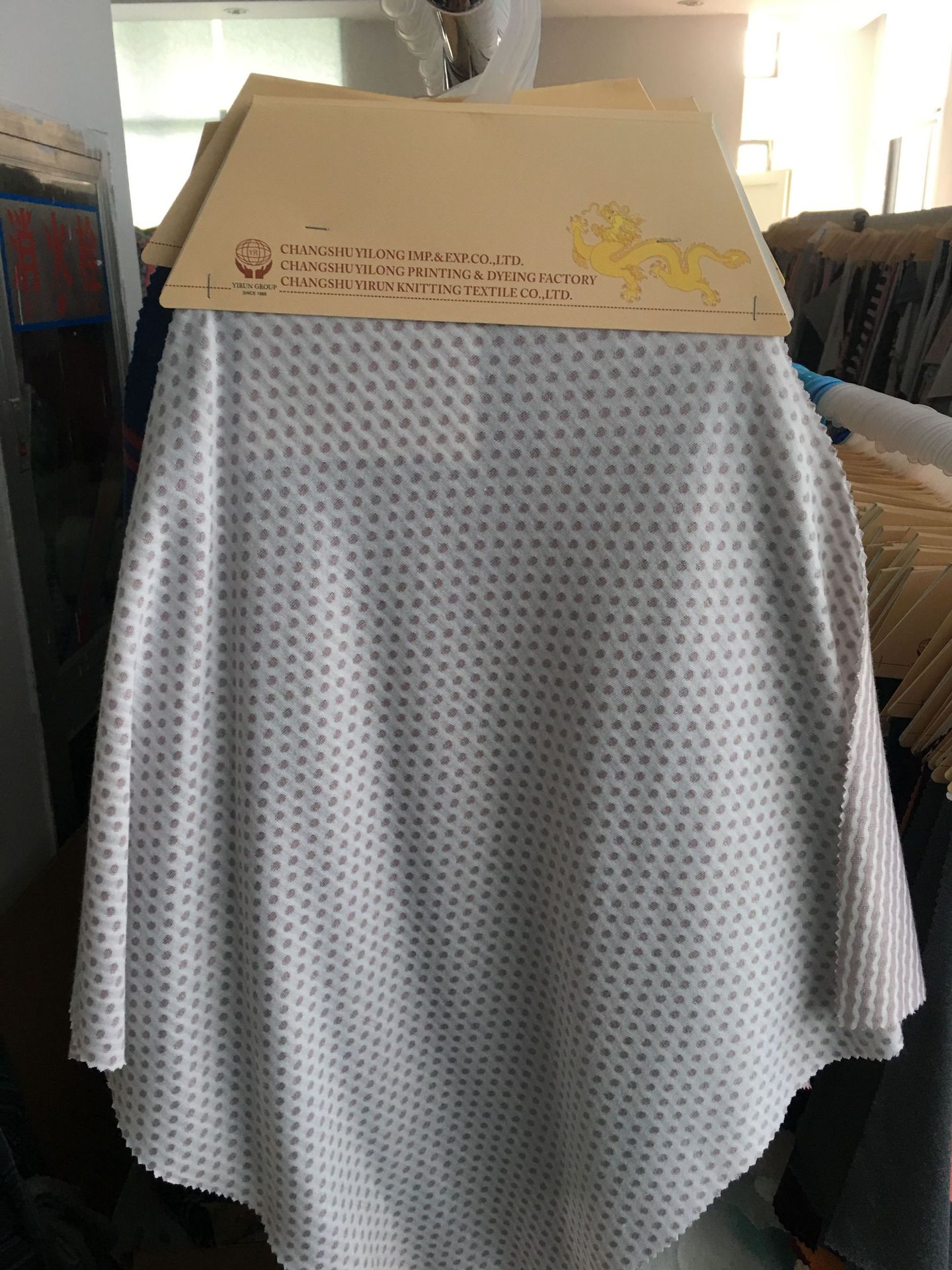 厂 家 生 产 纬编针织双面提花汗布，来 样 定 制花型