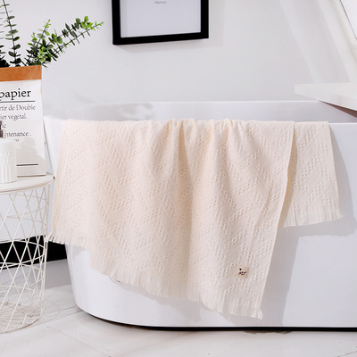 定制LOGO纯棉浴巾厂家直销流苏创意洗澡巾礼品礼物礼盒浴巾定做|ms