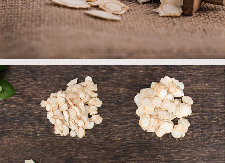 American Ginseng Slices (Panax quinquefolius) — Soft-Texture Extra-Large Slices, Hua Qi Shen quality and texture