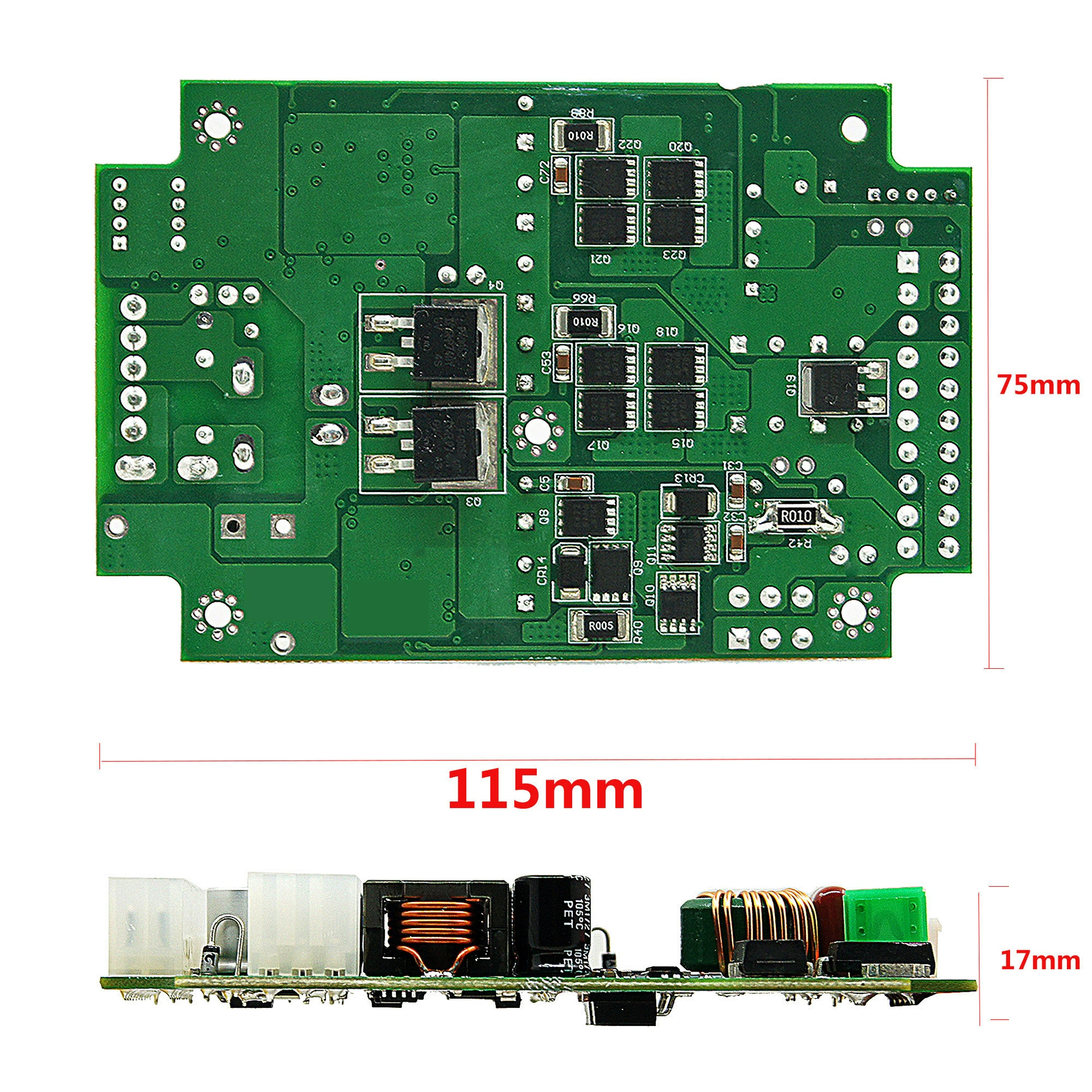 Модуль автомобильного питания DC-ATX мощностью 200W Ryt-200K вход 6–36V широкополупериодное питание