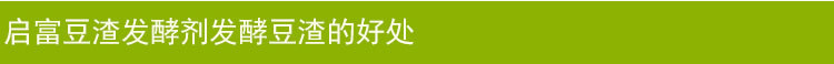 豆渣发酵剂发酵豆渣的好处